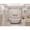 Anzzi Belissima 69.29 in Double Slipper Acrylic Claw Foot Tub in White FT-CF130LXFT-CH - alternate 5